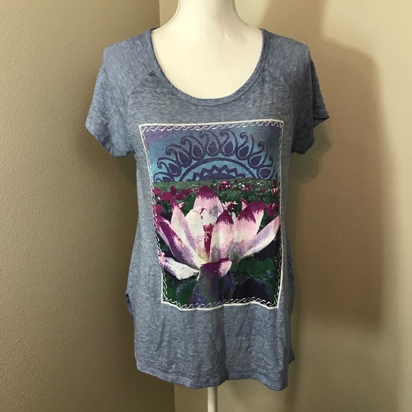 Anthropologie Tops - Sale! 🔥 Lucky Lotus Graphic T-Shirt